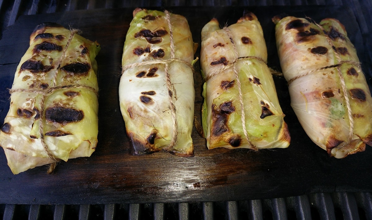 Kohlroulade vom Grill
